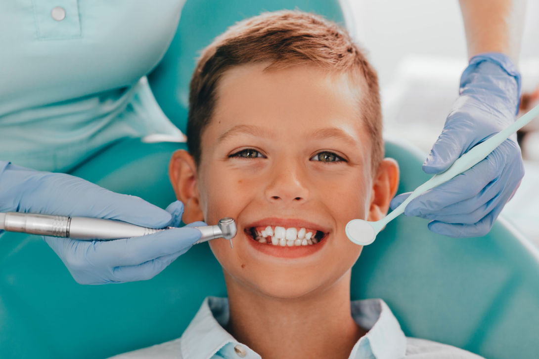 Young child - first dental visit at Corner Stone Dental