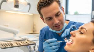 dental-professional-fitting-a-customized-mouth-guard-for-a-patient